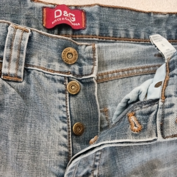 Dolce & Gabbana D&G Belt Loop Bootcut Jeans - Picture 6 of 8